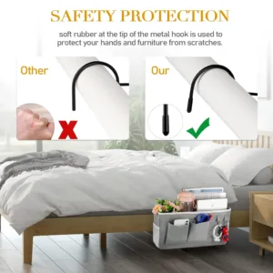 bedside caddy hanging storage 6