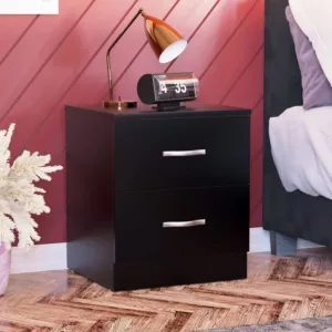 bedside table black 1