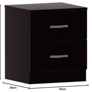 bedside table black 2