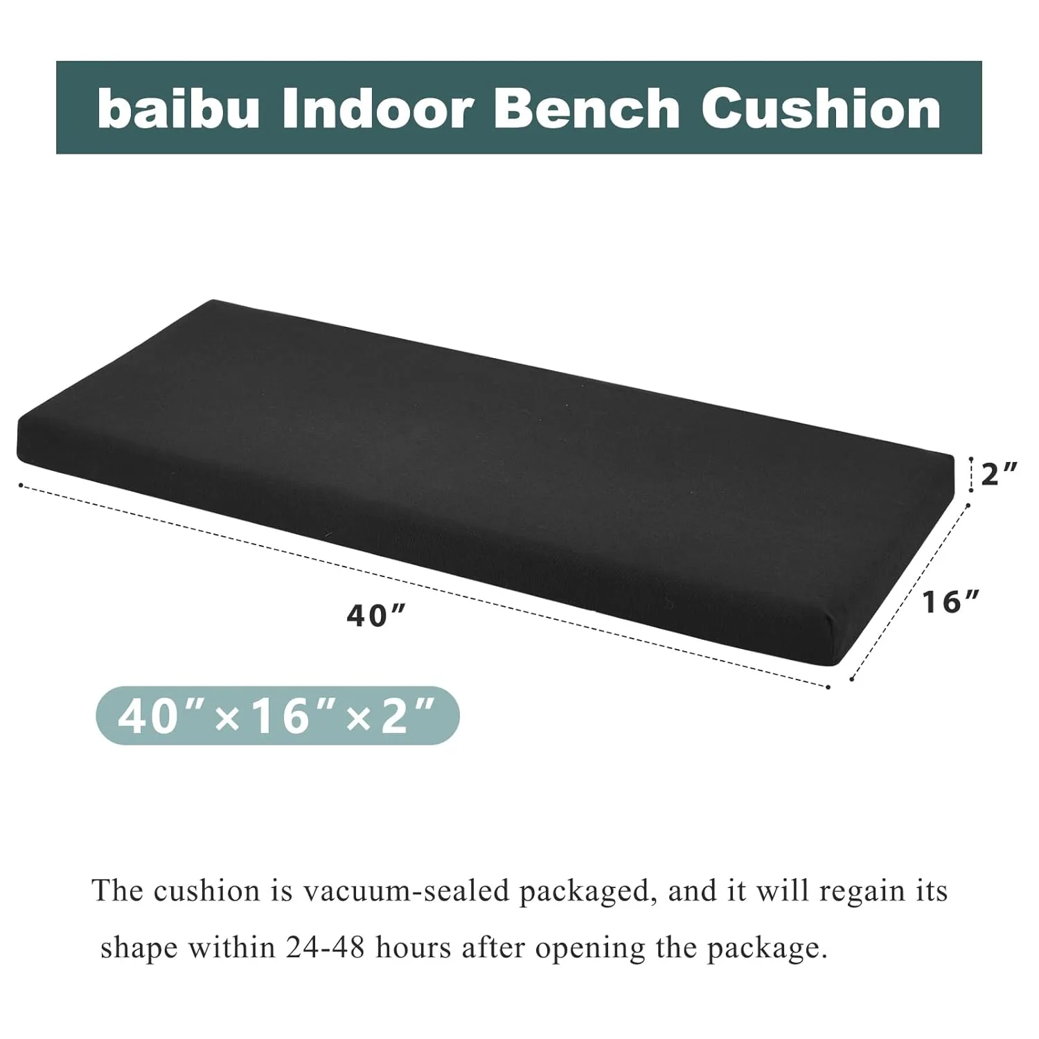 bench cushion memory foam 2