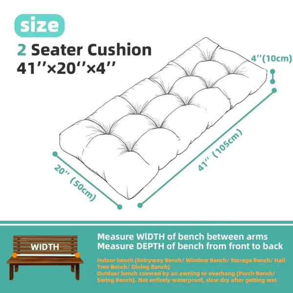 bench cushion patio 2