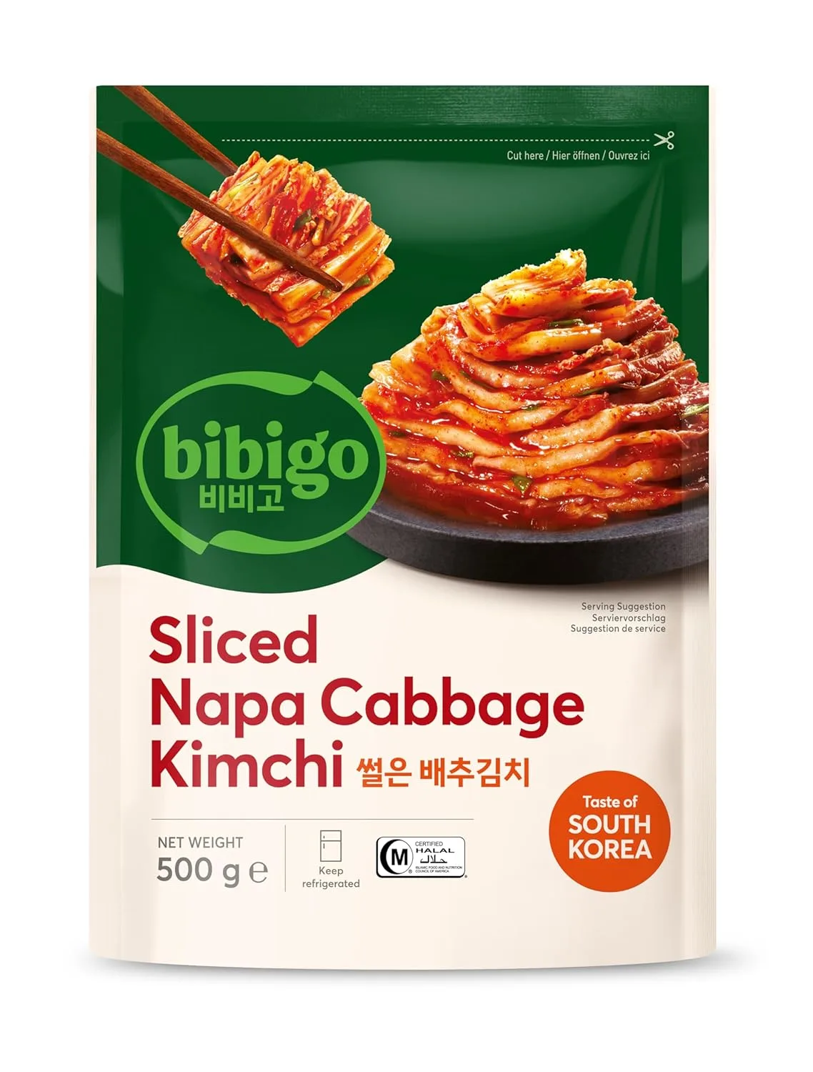 bibigo sliced kimchi 1
