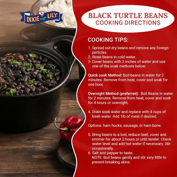 black beans dixie lily 4