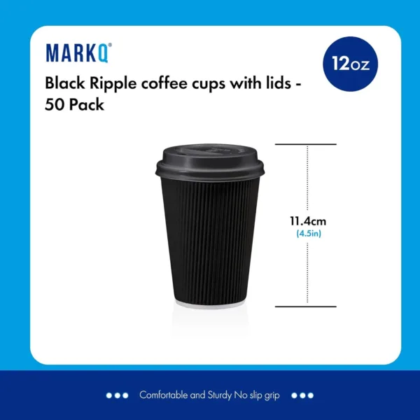 black disposable coffee cups 2