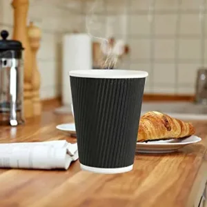 black disposable coffee cups 5