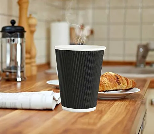 black disposable coffee cups 5