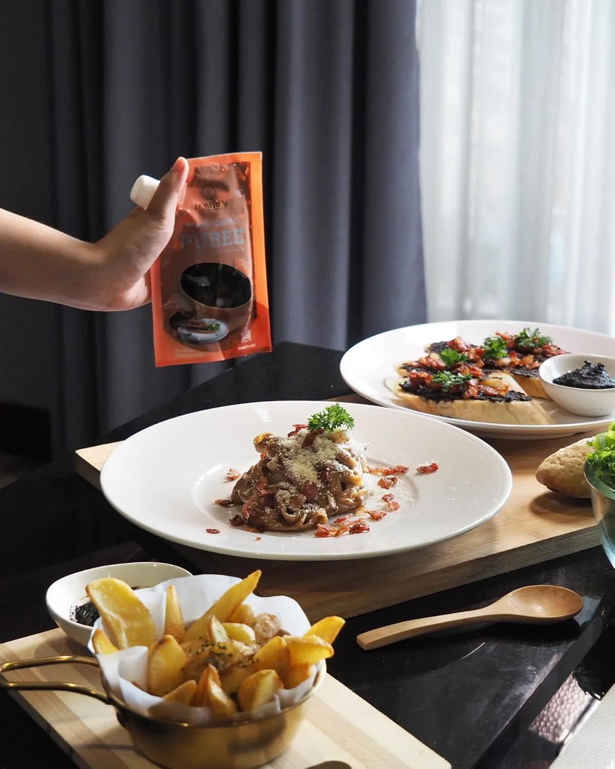 black garlic puree 5