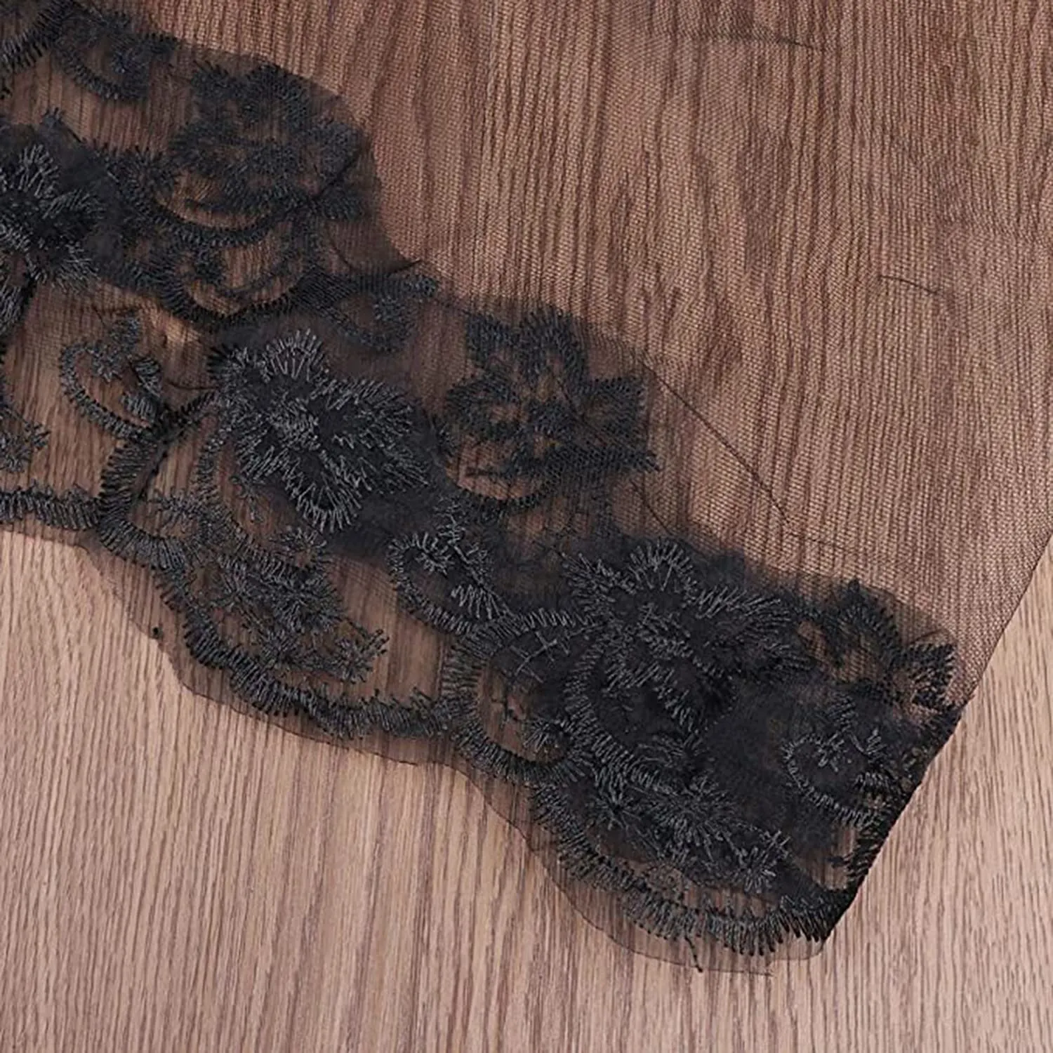 black lace veil halloween 5