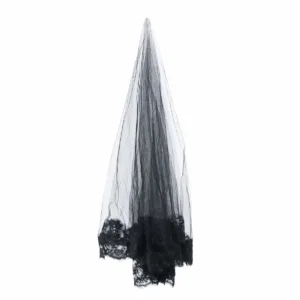 black lace veil halloween 6
