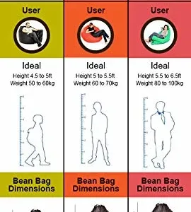 black leatherette bean bag 5