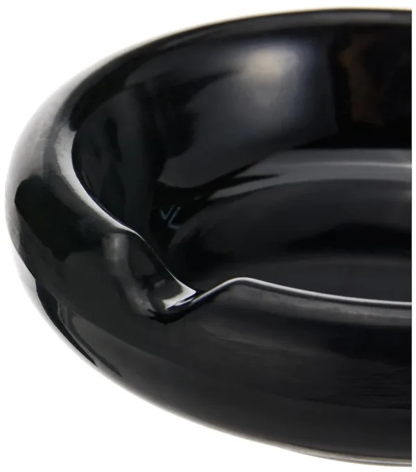 black melamine ashtray 2