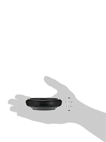 black melamine ashtray 3