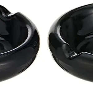 black melamine ashtray 4