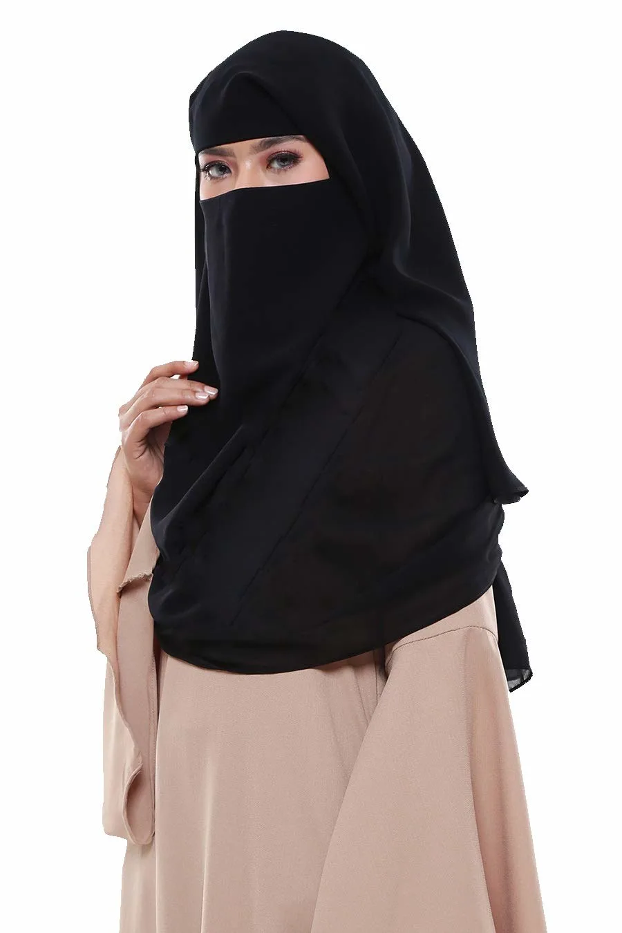 black niqab layer 1