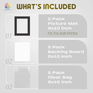 black picture mats 2