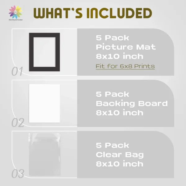 black picture mats 2