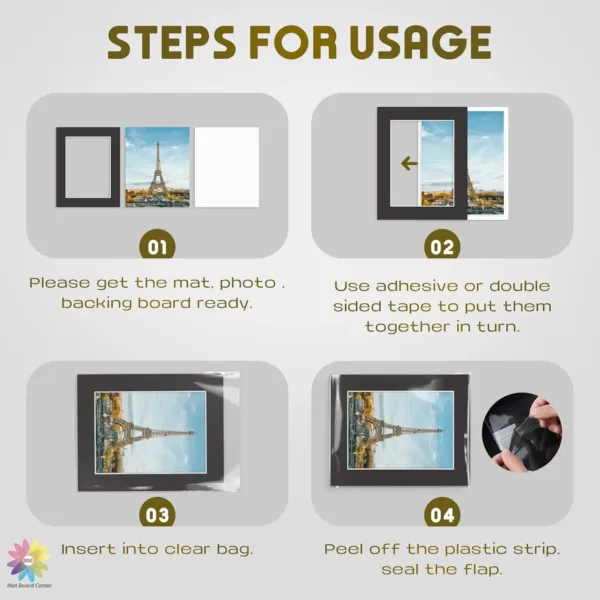 black picture mats 4