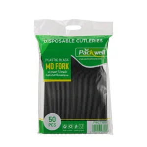 black plastic forks 1