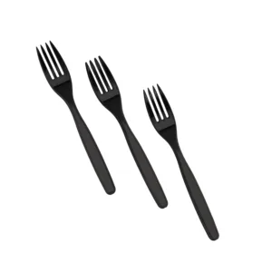black plastic forks 3