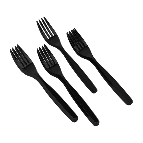 black plastic forks 4