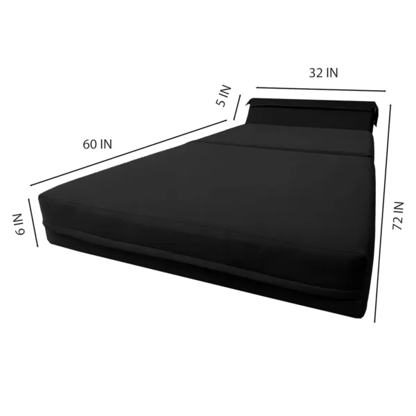 black sleeper chair 4