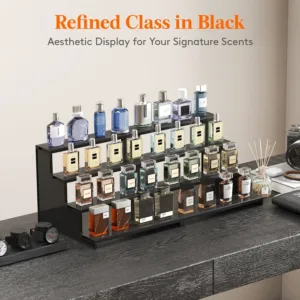 black tiered display rack 4