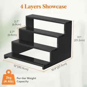 black tiered display rack 6