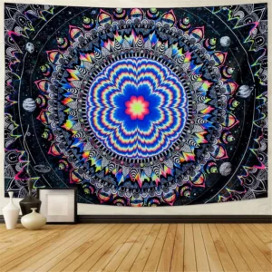 blacklight tapestry trippy 2