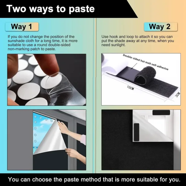 blackout blind portable 4