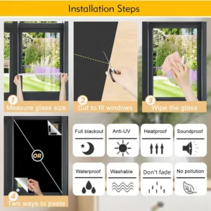 blackout blind portable 6