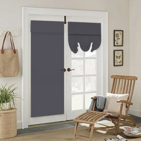 blackout curtains french door 7
