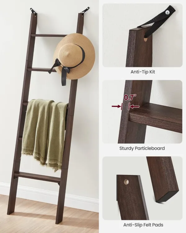 blanket ladder farmhouse 5