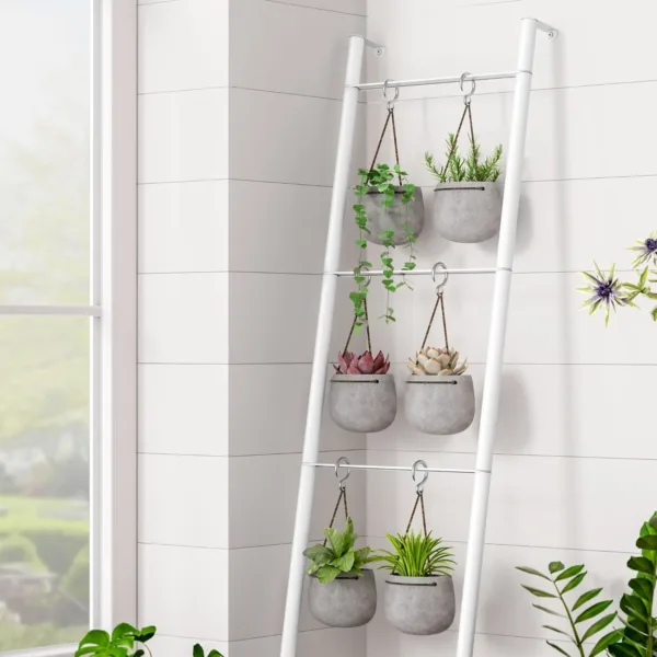 blanket ladder white 6