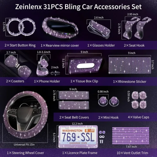 bling car accessories 2