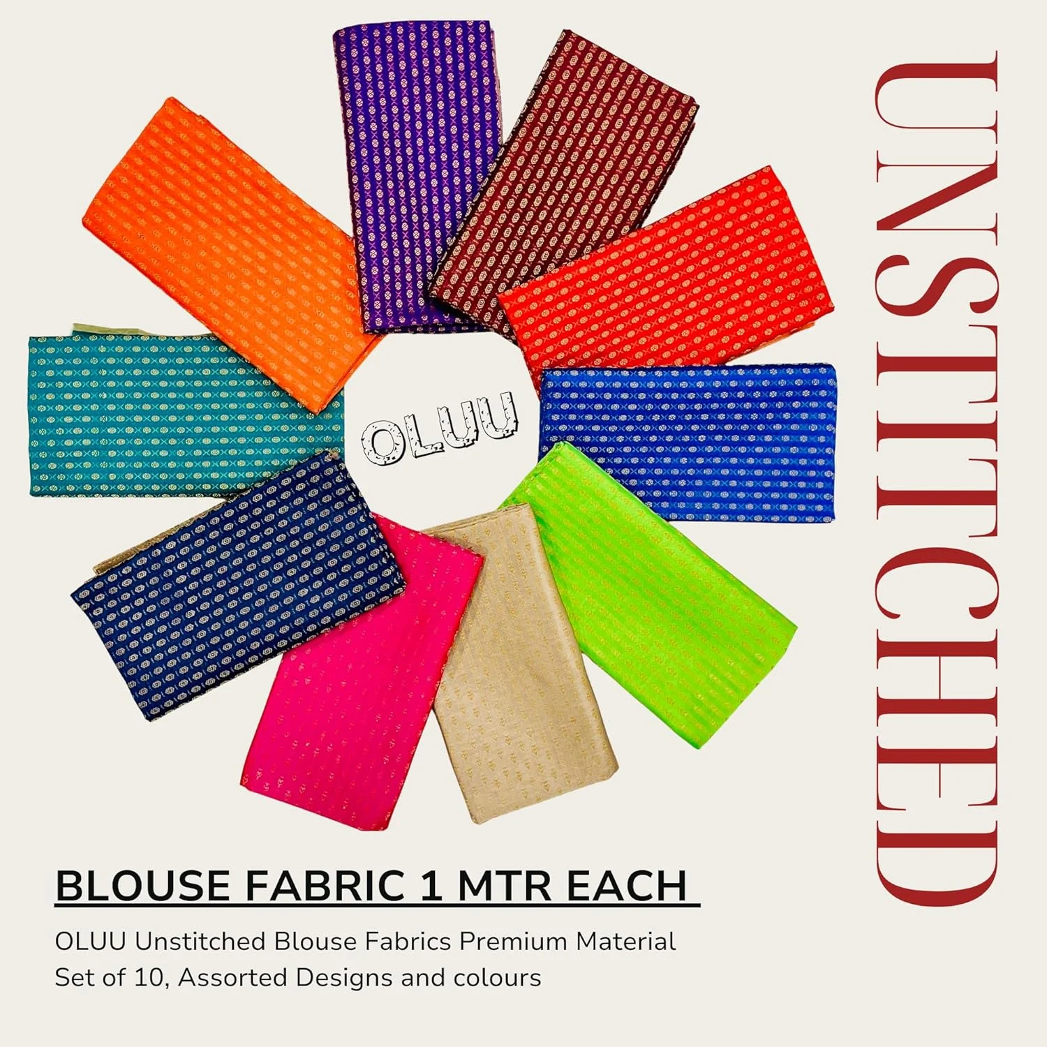 blouse pieces multicolor pack 4