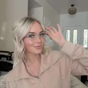 blue light glasses metal 6