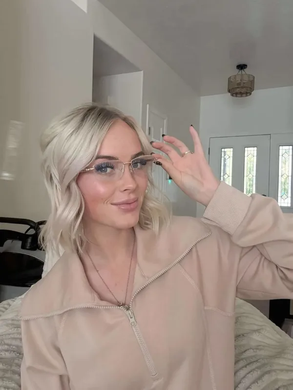 blue light glasses metal 6