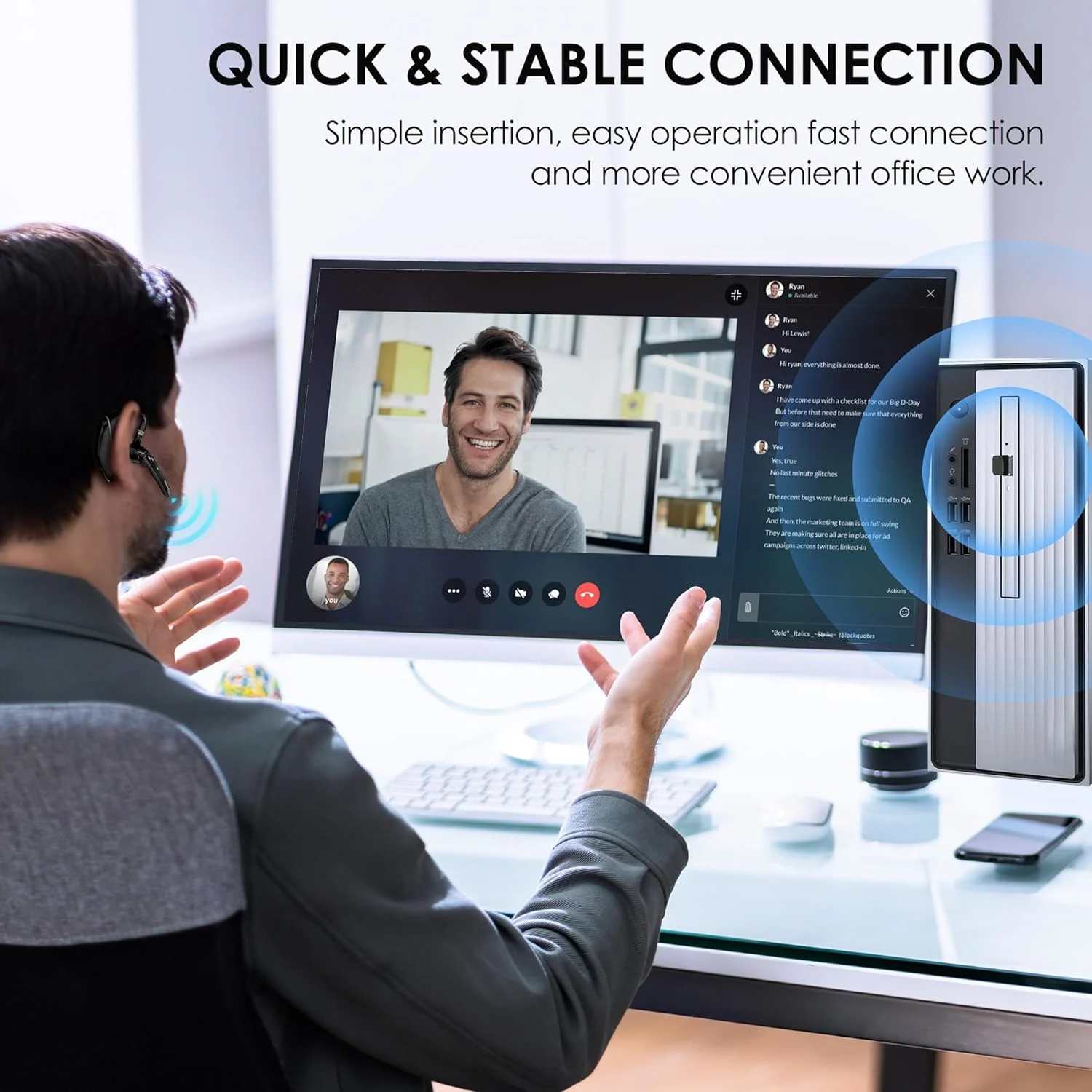 bluetooth headset earpiece 6