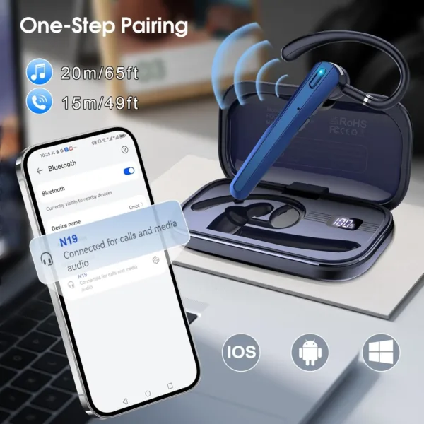 bluetooth headset noise canceling 4