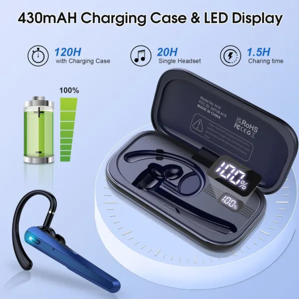 bluetooth headset noise canceling 6