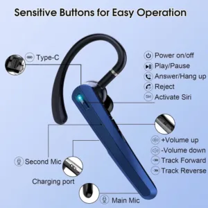 bluetooth headset noise canceling 7