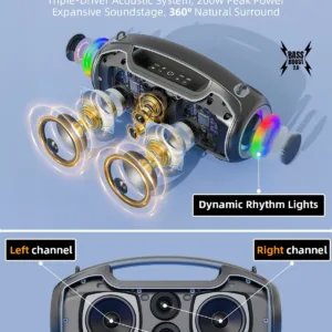 bluetooth speaker portable loud 2