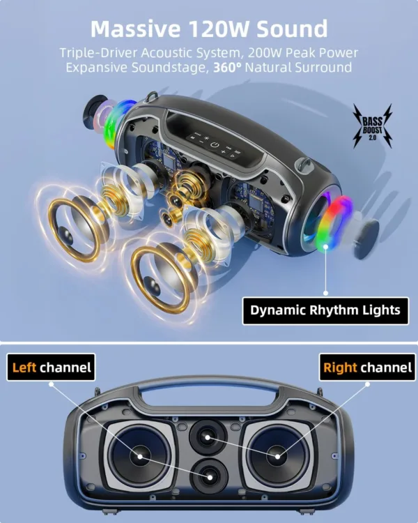 bluetooth speaker portable loud 2
