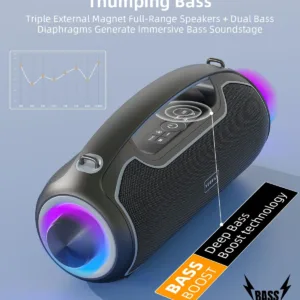 bluetooth speaker portable loud 3