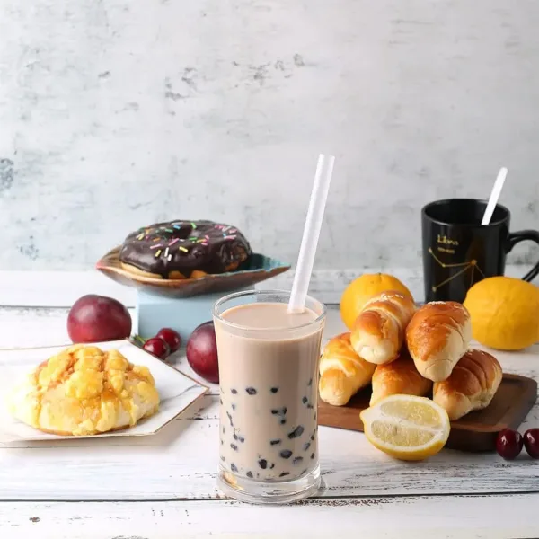 boba straws clear large 4