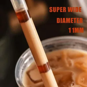 boba straws clear large 5