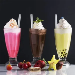 boba straws clear large 6