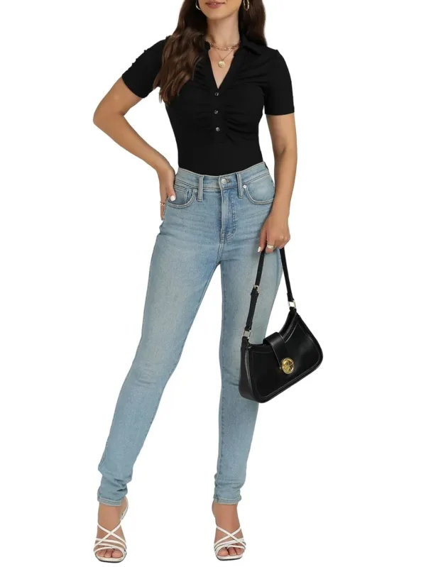 bodysuit women ribbed neck 6