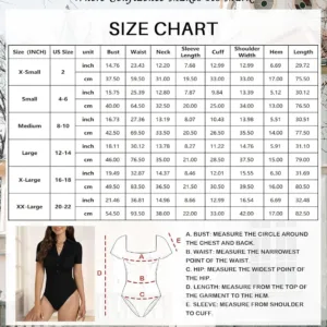 bodysuit women ribbed neck 7