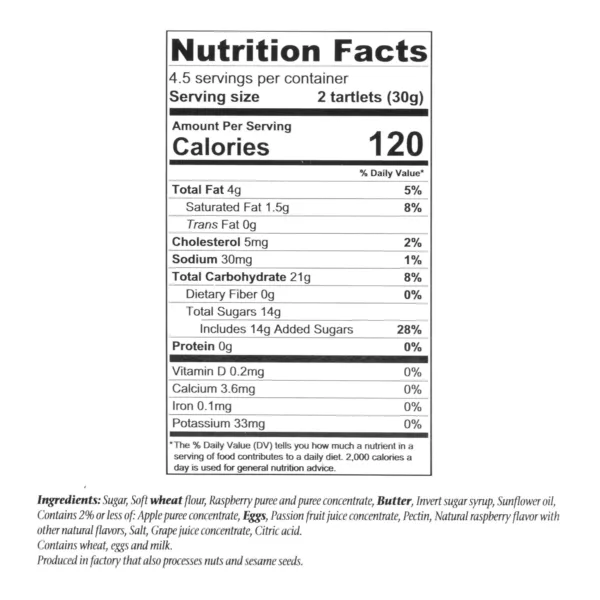 bonne maman raspberry tartlets 2